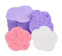 Lot de 30 éponges pour le visage comprimées naturelles en forme de - Nettoyant pour le visage - Pour peaux sensibles, , esthéticienne, maison, , spa, douche