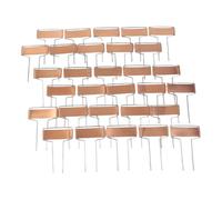 Lot de 30 étiquettes de jardin en cuivre pour plantes | Ces marqueurs réutilisables en cuivre pour plantes offrent un moyen d'organiser les jardins.