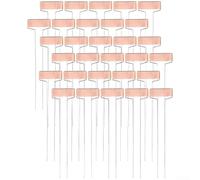 Lot de 30 étiquettes en cuivre pour plantes de jardin, étiquettes réutilisables en métal avec inserts, étiquettes pour plantes en pot, fleurs et légumes, 4 tailles (20,3 cm)