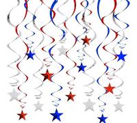Lot de 30 étoiles élégantes à suspendre parfaites pour les fêtes de fin d'année et les décorations robustes à suspendre en forme d'étoile