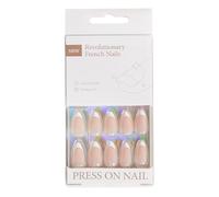 Lot de 30 faux ongles à presser au milieu en amande pour femmes et filles
