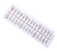 Lot de 30 faux ongles amovibles à couverture complète - Noir - Cœur - Papillon - Faux ongles à presser