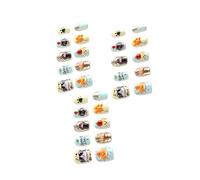 Lot de 30 faux ongles colorés vibrantés ABS Application facile Longue durée