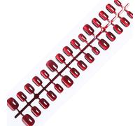 Lot de 30 faux ongles œil de chat à coller en acrylique - Amande/court/carré/cercueil