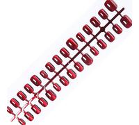 Lot de 30 faux ongles œil de chat en acrylique à coller sur les ongles amande/court/carré/cercueil