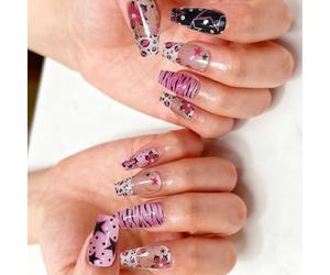 Lot de 30 faux ongles texturés inspirés du ballet pour déclarations de mode