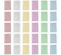 Lot de 30 feuilles d'autocollants de récompense en forme d'étoile, 15 mm | Sceau étoilé pour notes d'éloges, utilisation par les enseignants, l'école, le programme journalier, la planification des