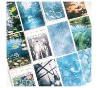 Lot de 30 feuilles d'autocollants pour scrapbooking - Thème d'été pour journal