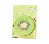 Lot de 30 feuilles de notes adhésives simples faciles à écrire - Série fruits artistiques