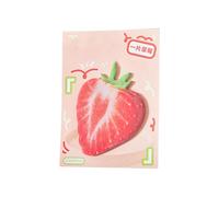 Lot de 30 feuilles de notes adhésives simples faciles à écrire - Série fruits artistiques