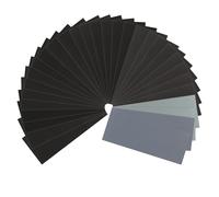 Lot de 30 feuilles de papier abrasif humide et sec, grain 80 à 3000 pour le travail du bois, le polissage des métaux, la réparation automobile