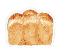 Lot de 30 feuilles de papier adhésif non ligné sur le thème du pain au café - Petits blocs-notes pour rappel sur un livre, un calendrier, un carnet de notes déchirable