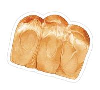 Lot de 30 feuilles de papier adhésif sur le thème du pain au café - Petit bloc-notes non ligné pour noter les notes sur le thème du café