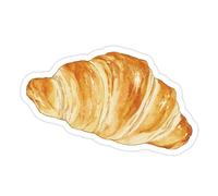 Lot de 30 feuilles de papier adhésif sur le thème du pain au café - Petit bloc-notes non ligné pour noter les notes sur le thème du café