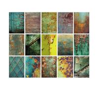 Lot de 30 feuilles de papier artisanal rétro pour décoration de fond antique pour scrapbooking, journal, album, journal