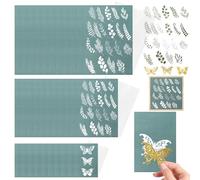 Lot de 30 feuilles de papier cyanotype - A4 A5 A6 - Papier d'impression solaire avec 3 plaques acryliques - Haute sensibilité - Impression solaire naturelle avec 23 modèles d'impression - Pour enfants