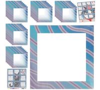 Lot de 30 feuilles de papier de séparation pour peinture au diamant - 10 x 10 cm - Film de protection réutilisable - Couches de décollage propres - Accessoires pour bricolage (style 2, 30 pièces)