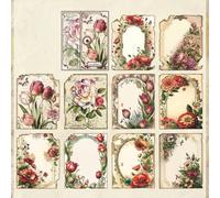 Lot de 30 feuilles de papier kraft vintage pour scrapbooking et décoration de journal Libérez votre créativité (2 rouges)