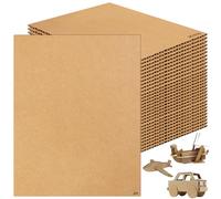 Lot de 30 feuilles en carton ondulé A4 (210 x 297 mm), pour le bricolage, le bricolage, la peinture, le modélisme, l'artisanat
