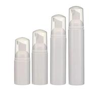 Lot de 30 flacons à pompe en plastique for nettoyant visage, bouteilles cosmétiques, distributeurs de savon, désinfectant for les mains rechargeables(White,30ml)