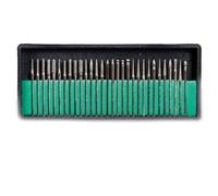 Lot de 30 fraises diamantées 2,35/3 mm, pointe aiguille, gravure, sculpture, polissage for verre, jade, pierre, foret, outil rotatif(30Pcs 3mm)