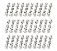 Lot de 30 fusibles 10 A haute sensibilité, tube en céramique, installation simple pour prises britanniques et prises à fusible
