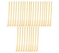 Lot de 30 grattoirs à dos à pointe incurvée en bois à long manche pour les zones difficiles à atteindre, le rangement des tiroirs et les soins à domicile
