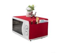 Lot de 30 housses anti-poussière de Noël pour micro-ondes avec sacs de rangement, tissu en polyester et coton pour appareils de cuisine, lave-linge, sèche-linge, réfrigérateur, 30 x (rouge foncé)