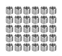 Lot de 30 inserts RT M6 x 1,0 internes M8 x 1,25 pour une restauration fiable du filetage dans les turbines et radiateurs (M6-M8-L20 mm)