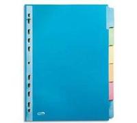 Lot de 30 Intercalaires SCHOOL LIFE Carte colorée renforcée 220g - 6 positions - A4 G