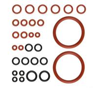 Lot de 30 joints toriques en caoutchouc pour Saeco Spidem pour machine à café Gaggia, valve à vapeur, accessoire de vanne de sortie d'eau, noir, résistant à la température de -40 à 200 degrés, montage