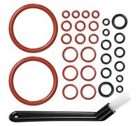 Lot de 30 joints toriques pour machines à café Philips, avec brosse de nettoyage, durable et étanche, kit d'entretien O-Ring compatible avec Philips Spidem Gaggia