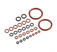 Lot de 30 joints toriques pour Saeco Spidem pour machine à café Gaggia Valve de sortie Valve de sortie Groupe d'infusion élastique résistant à la chaleur Noir