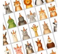 Lot de 30 jolies cartes d'anniversaire aquarelles avec enveloppes en papier recyclé 30 motifs différents