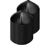 Lot de 30 kippa en satin pour homme et garçon, chapeau Yamaka conçu en Israël - Kippot en vrac (noir, satiné)