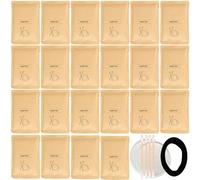 Lot de 30 kits de toilette de voyage jetables de luxe ; chacun comprend des tampons en coton cosmétiques, des cotons-tiges, un élastique à cheveux, un nettoyage du visage et le démaquillage ; kit de