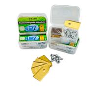 Lot de 30 lames de rechange en titane pour tondeuse robot Gardena, Husqvarna, Yard Force, Segway, etc.
