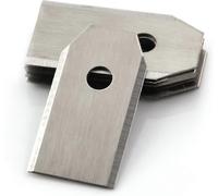 Lot de 30 lames de rechange pour tondeuse robotisée (revêtement titane) pour tondeuse robotisée Husqvarna et Gardena.