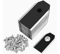 Lot de 30 lames de rechange universelles en titane pour robot tondeuse + 30 vis pour tous les robots tondeuse Husqvarna Automower Gardena