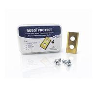 Lot de 30 Lames Titane + Vis pour Robot Tondeuse - Compatible WORX Landroid, Kress, Einhell & Landxcape - Acier INOX Anti-Rouille, Coupe Précise