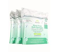 Lot de 30 lingettes de bain en éponge sans rinçage | Extra larges et épaisses sans rinçage pour le corps - Lingettes jetables pour enfants, adultes, personnes âgées, gym, voyage et plus encore