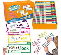 Lot de 30 livres à rabat pour lire et rimer, cartes flash de vocabulaire ABC pour l'éducation, la lecture, l'interaction, les mots à vue pour les tout-petits et les enfants d'âge préscolaire
