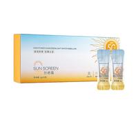 Lot de 30 lotions solaires portables SPF50+ - Mini format voyage - Isolation solaire - Imperméable et résistant à la transpiration (30)