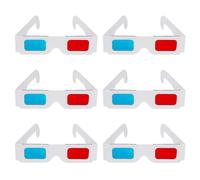 Lot de 30 lunettes 3D jetables en carton, lunettes anaglyphes pour films 3D, lunettes 3D universelles_M