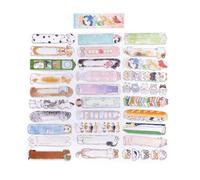 Lot de 30 marque-pages en forme de chaton de dessin animé pour étudiants, adultes, enfants, journal, projets artistiques, livres de souvenirs pour animaux de compagnie