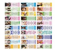 Lot de 30 marque-pages inspirants en forme de chien en anglais pour la lecture de livres