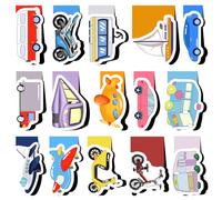 Lot de 30 marque-pages magnétiques pour enfants - Pages magnétiques - Thème mignon - Marque-page couleur magnétique - Accessoire de lecture pour enseignants, étudiants et amateurs de livres