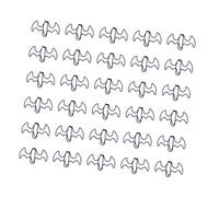 Lot de 30 marque-pages multi-usages en métal pour projets scolaires et notes, organisation de documents photo, marque-pages créatifs