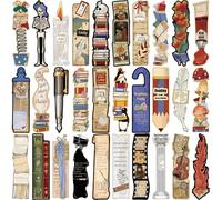 Lot de 30 marque-pages rétro pour lecture irrégulière, marque-pages créatifs