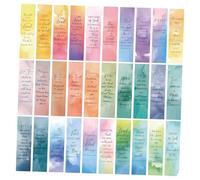 Lot de 30 marqueurs chrétiens pour écriture, versets bibliques, marque-pages, marque-pages, marque-pages, marque-pages, marque-pages, marque-pages, aquarelle, pour enseignants